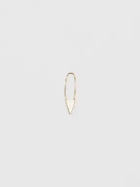 Triangle Safety Pin Earring