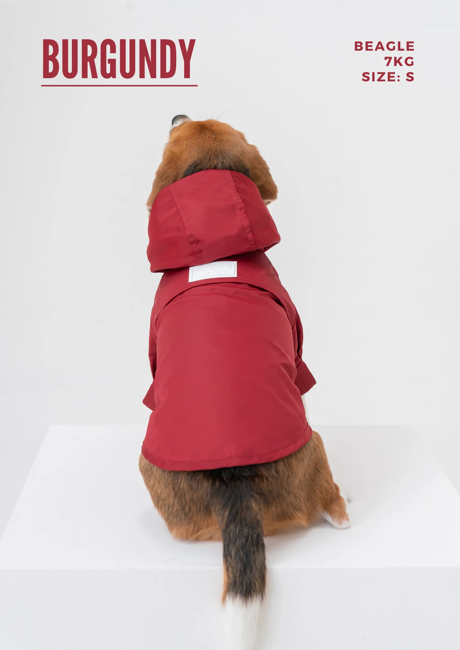 Tribeca adjustable velcro raincoat -  Choco