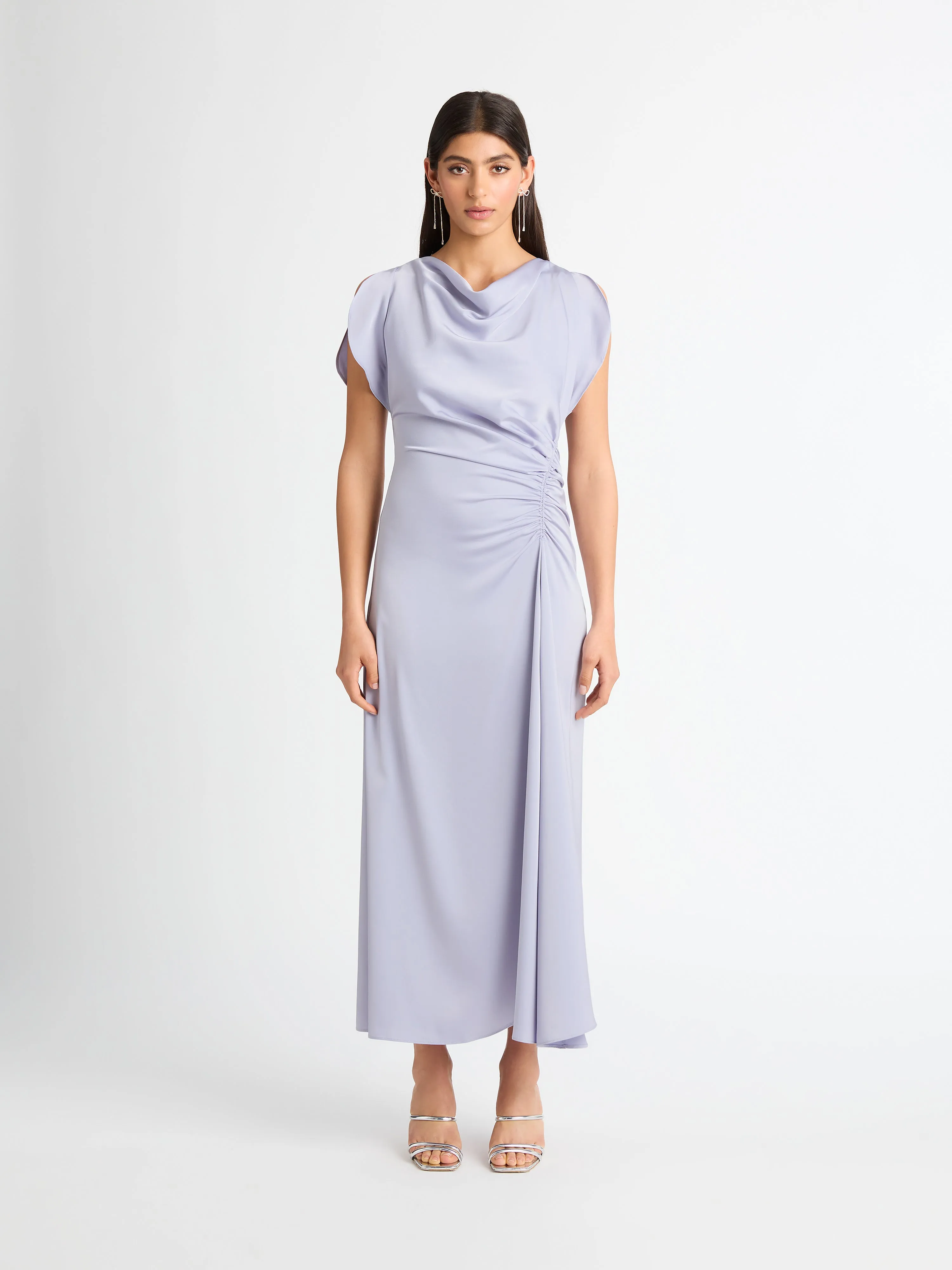 TULLY DRAPED MAXI DRESS