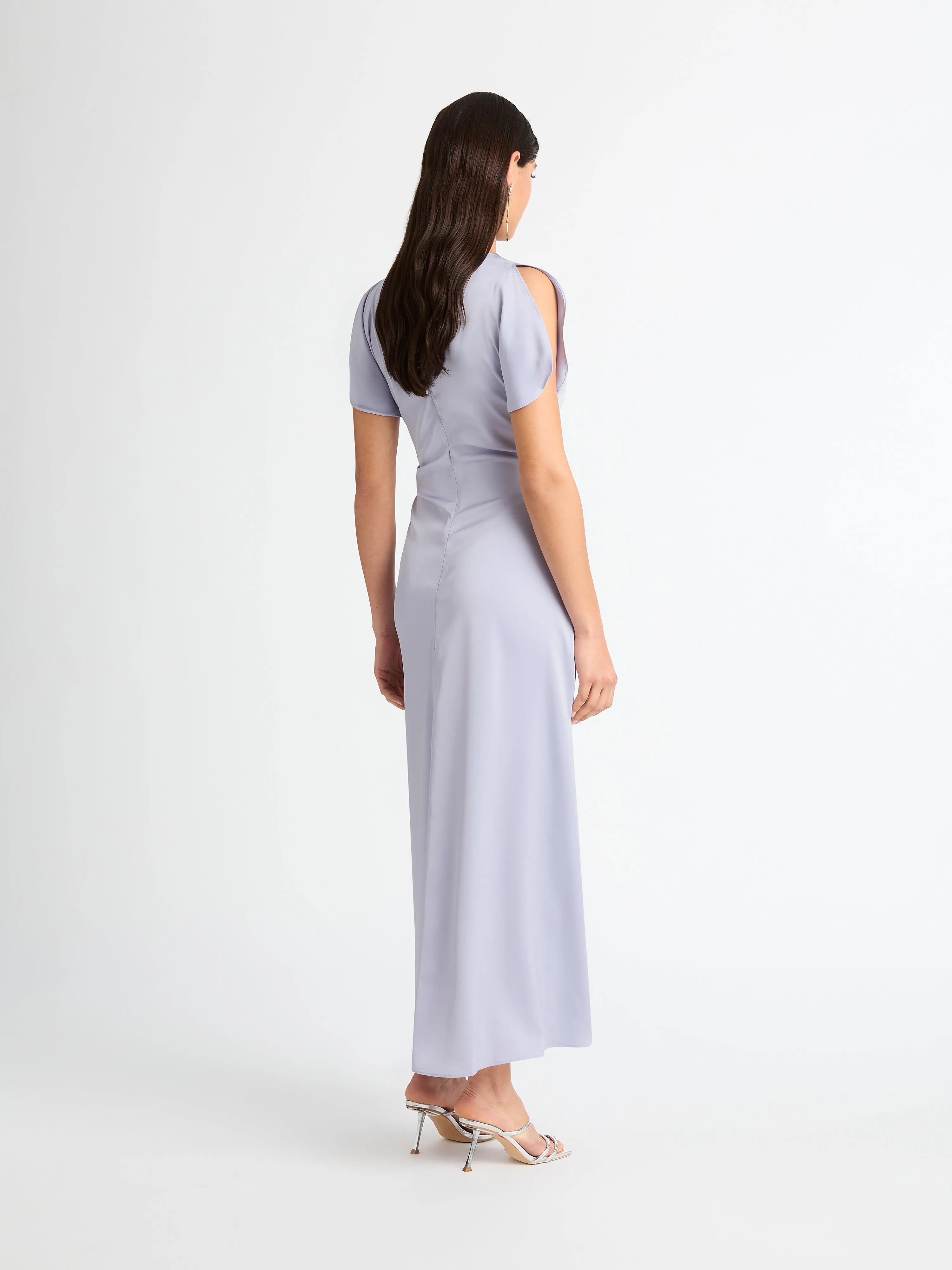 TULLY DRAPED MAXI DRESS