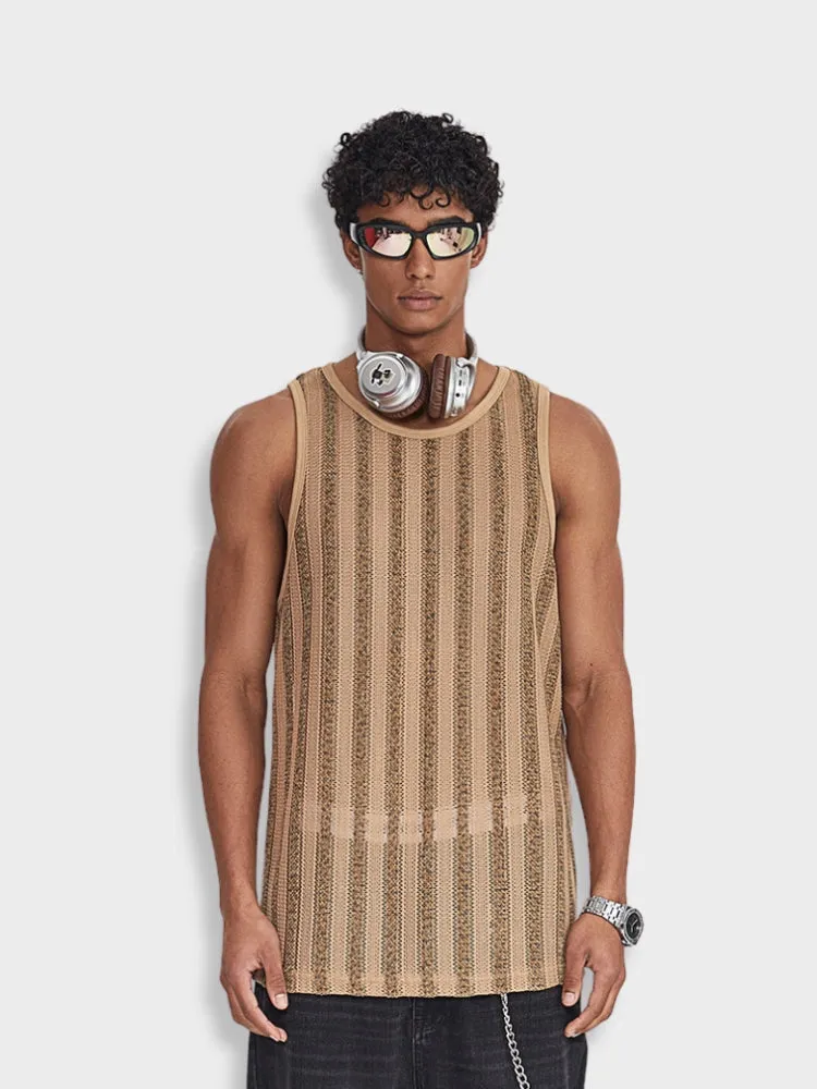 Vertical Striped Vintage Tanktop