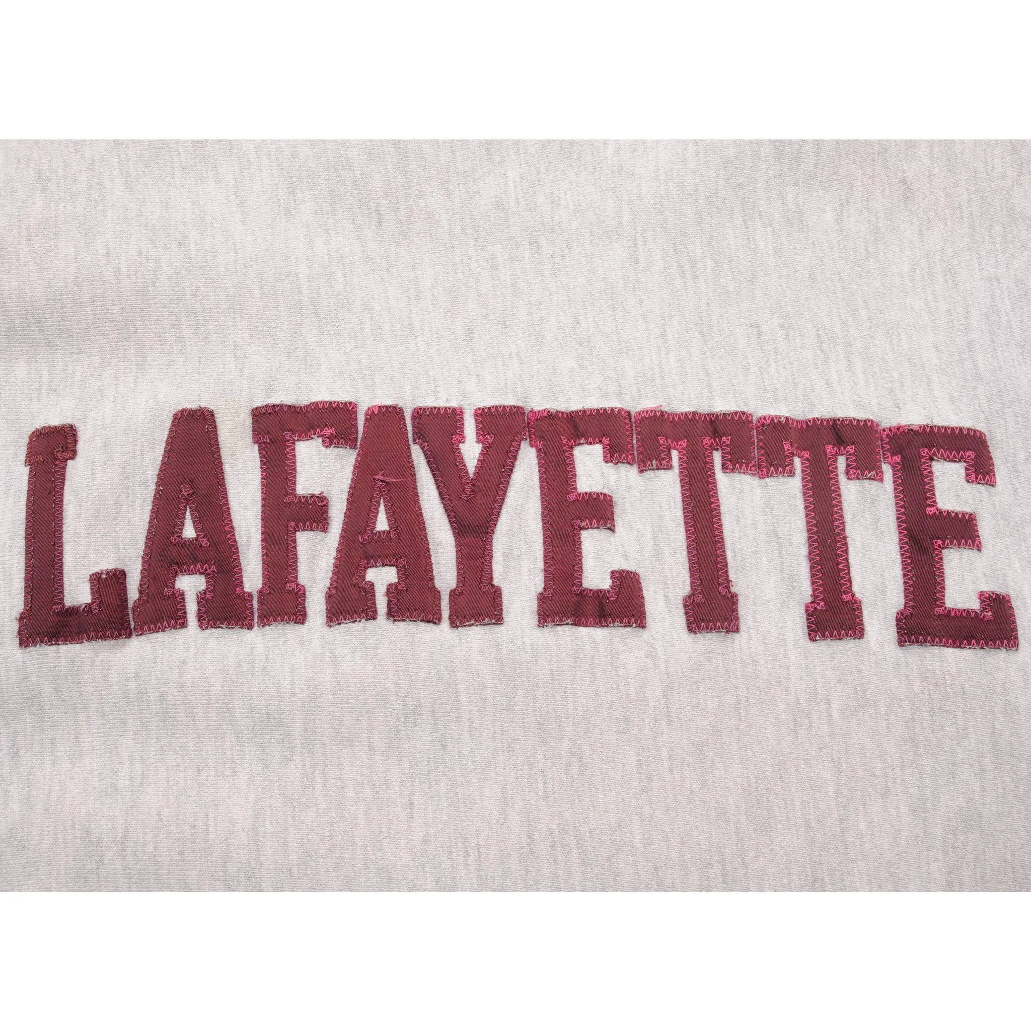 VINTAGE CHAMPION REVERSE WEAVE LAFAYETTE SWEATSHIRT 1990S LARGE MADE USA