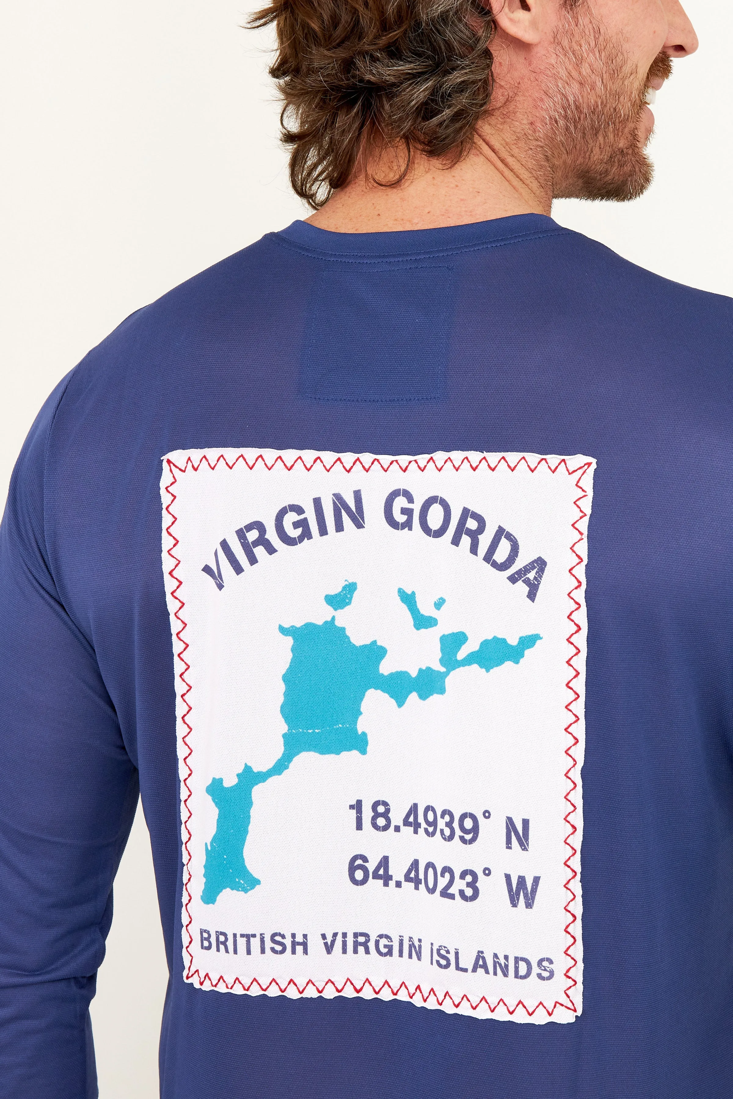 Virgin Gorda GPS UPF50 Shirt - Racing Blue