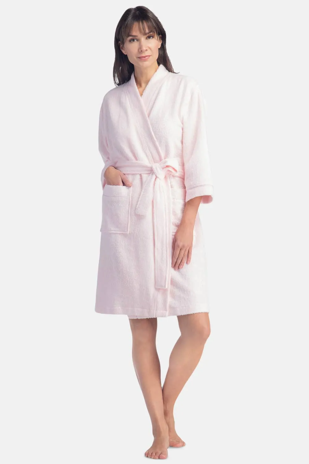 Women's Kimono Style Terry Cloth Bathrobe