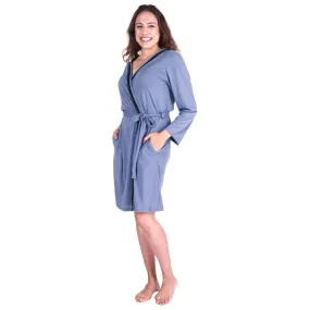 Women's Lace Accent Moisture Wicking Robe