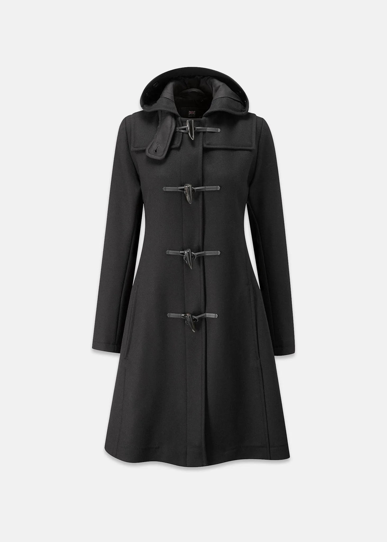 Women's Swing Duffle Coat Black