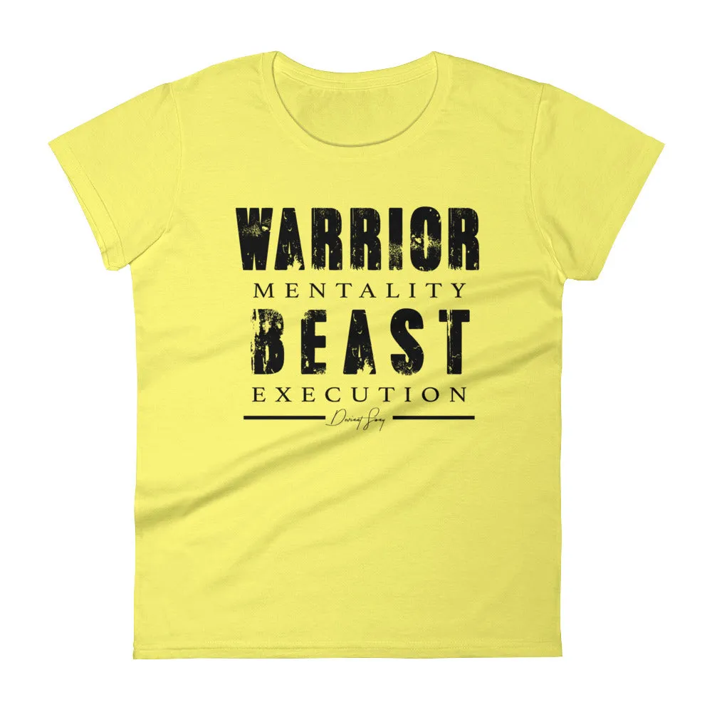 Women's Warrior Mentality Beast Execution short sleeve t-shirt