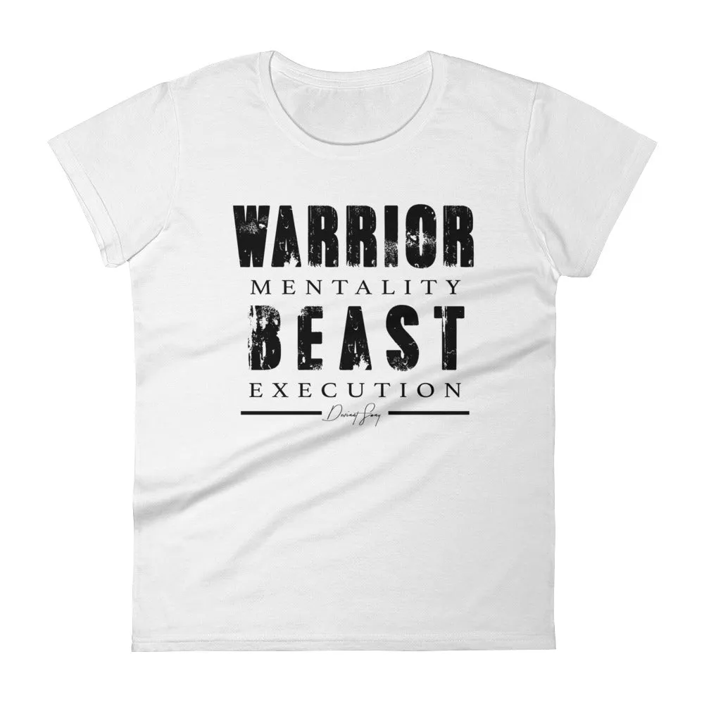 Women's Warrior Mentality Beast Execution short sleeve t-shirt