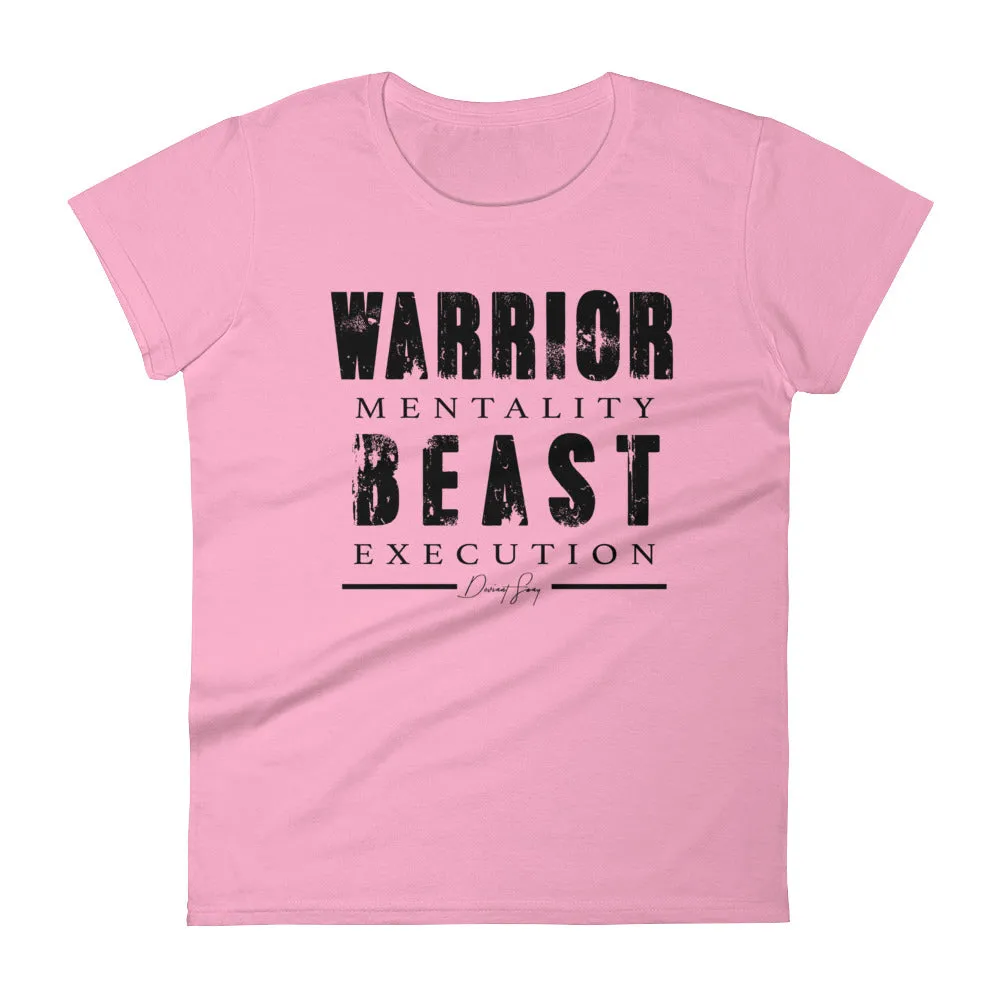 Women's Warrior Mentality Beast Execution short sleeve t-shirt