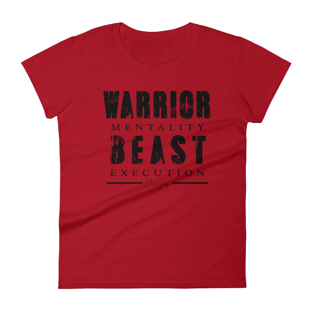 Women's Warrior Mentality Beast Execution short sleeve t-shirt